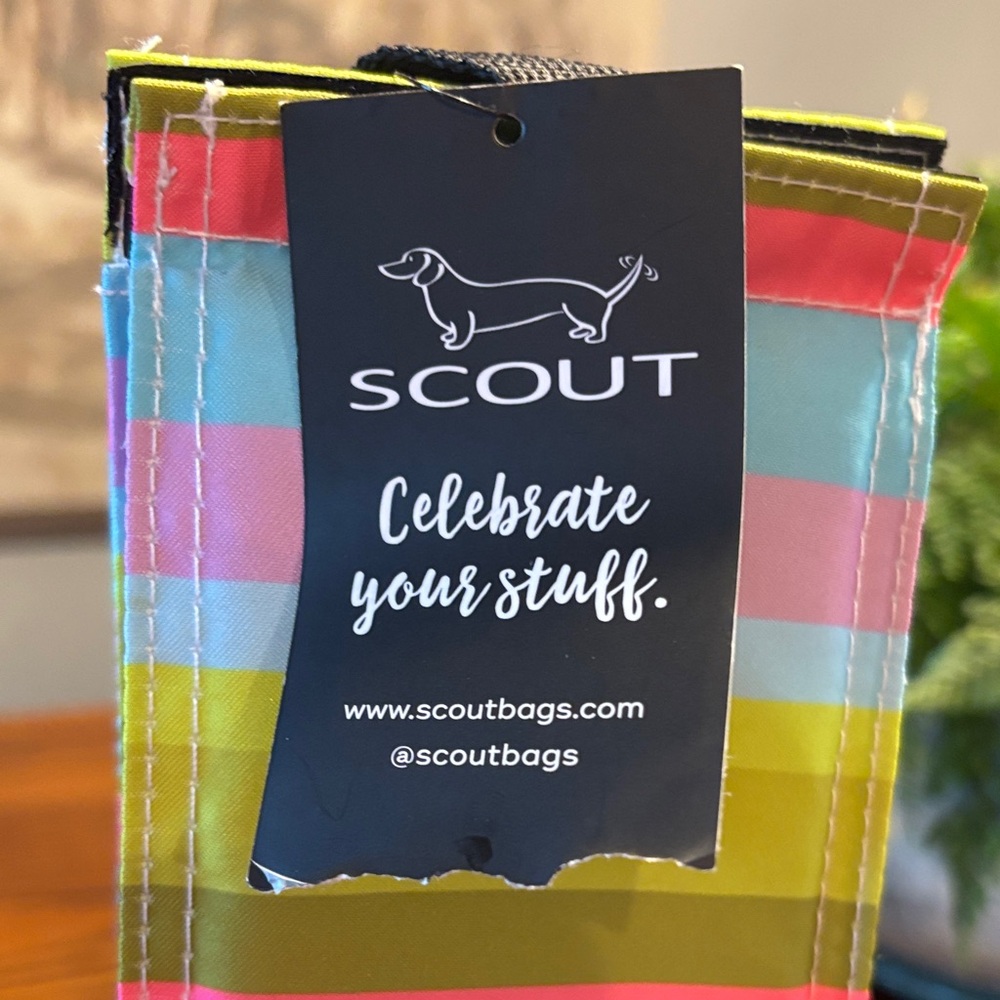 Scout Multicolor Striped Insulated Wine Bag NWT - Picture 3 of 10